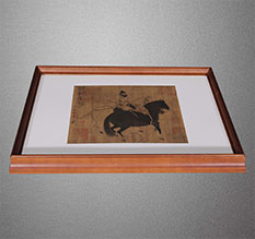 梁河书画装裱配框服务案例